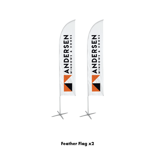 Feather Flag x2
